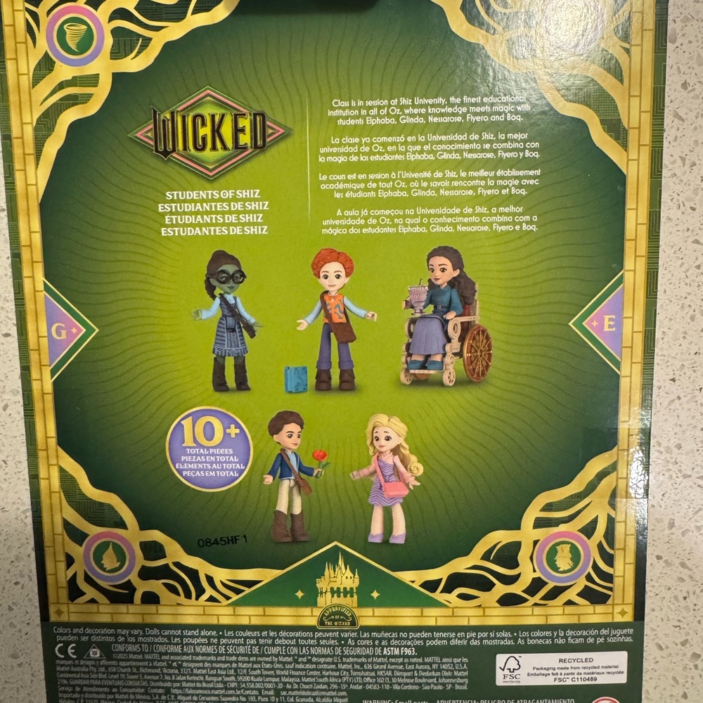 Mattel Universal Pictures’ Wicked Students of Shiz 5 characters Wicked for Good - Picture 4 of 5
